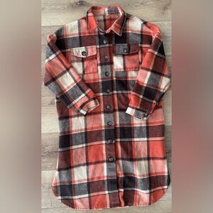 Plaid Button-Up Women's Shacket